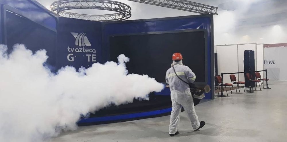 Fumigación de espacio para evento