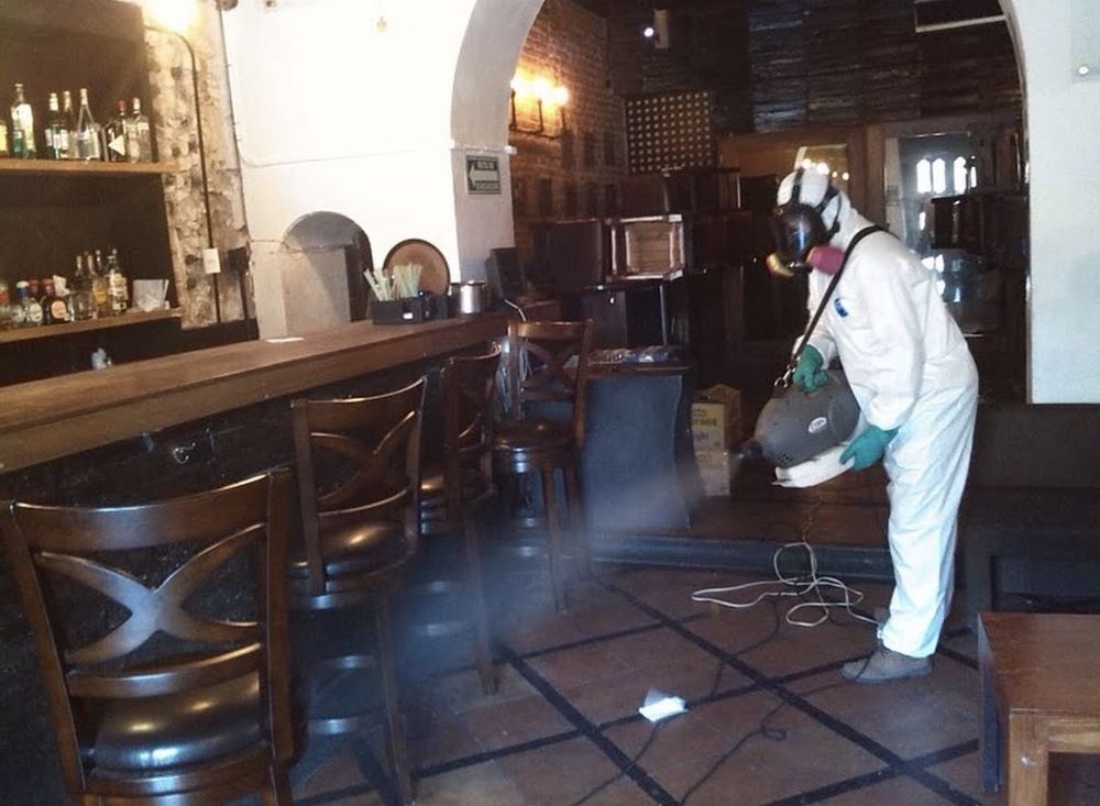Fumigación de restaurante